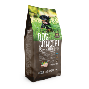 Hrana uscata caini, DOG CONCEPT Puppy & Junior, 15 kg (Hrana Uscata - Caini)