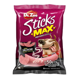 Dr Zoo Sticks MAX, Carnati, 50 g (Delicii - Caini)