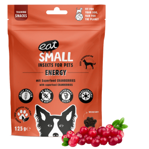 Eat Small Energy Snack Cu Insecte Si Merisoare, 125 g - plic