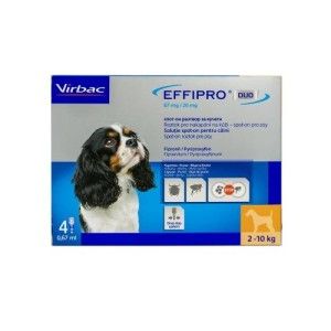 Effipro Duo Dog S 67 mg (2 - 10 kg), 4 pipete