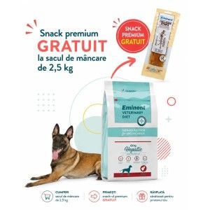 Dieta veterinara caini, Eminent Veterinary Diet Dog, Hepatic, 2.5 kg (Diete Veterinare - Caini)