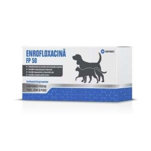 ENROFLOXACINA FP 50, Pasteur, 20 comprimate (PRESCRIPTIE NECESARA)