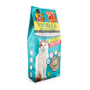 Nisip Pet Expert Clumping Vanilie, 5 L (Igiena - Pisici)