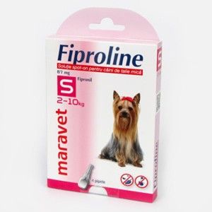 Fiproline Dog S (2 - 10 kg) 4 pipete