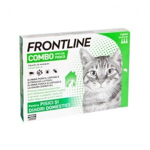 Frontline Combo Pisica - 3 Pipete Antiparazitare (Farmacie - Antiparazitare)