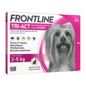 FRONTLINE TRI-ACT XS 2-5KG-3pipete
