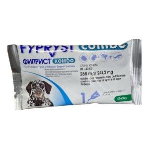 Fypryst Combo Dog L 268 mg pipeta antiparazitara caini talie mare (20 - 40 kg), 1 pipeta