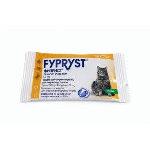 Fypryst Cat Spot On 50 mg, pipeta antiparazitara pisici, 1 buc (NON-RX IN PHARMA)