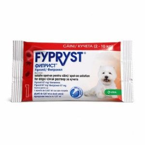 Fypryst Dog S 67mg (2 - 10 kg), 3 pipete