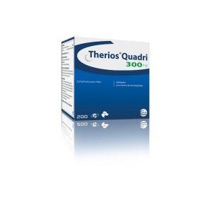 Therios Quadri 300 mg, 10 comprimate masticabile (PRESCRIPTIE NECESARA)
