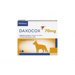 Antiinflamator tablete pentru caini, Daxocox, 70 mg, 1 comprimat (PRESCRIPTIE NECESARA)