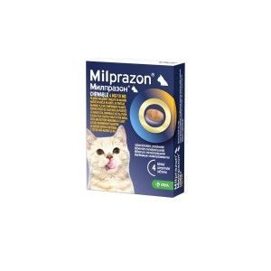 Milprazon Cat 4 / 10 mg (< 2 kg), 2 tablete