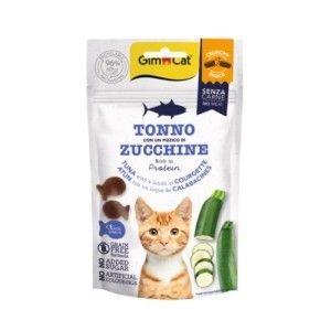 Recompense pisici adulte, GimCat Crunchy, Ton si Dovlecel, 50 g (Delicii - Pisici)