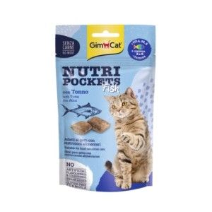 Recompense pisici adulte, GimCat Nutri Pockets, Ton, 60 g (Delicii - Pisici)