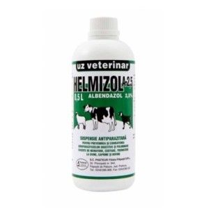 HELMIZOL A 2.5, Pasteur, suspensie orala, 500 ml (PRESCRIPTIE NECESARA)