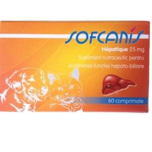 Sofcanis Hepatique 25 mg x 60 cp