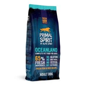 Hrană uscată Premium pentru câine Primal Spirit, Oceanland, cu pește proaspăt, 12 kg