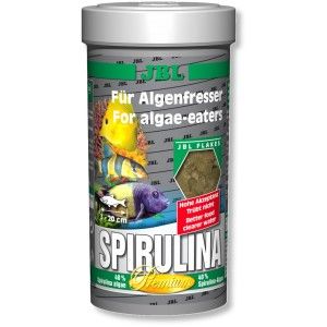 Hrana fulgi premium pentru erbivori JBL Spirulina 100 ml