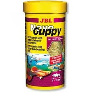Hrana pesti erbivori fulgi JBL NovoGuppy 250 ml 