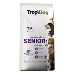 TropiDog Premium Senior, 12 kg