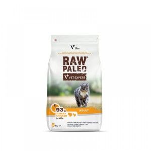 Raw Paleo Cat, Adult, Turkey & Chicken, 6 kg