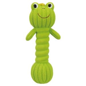 Jucarie Dumpbell Broasca 18 cm Verde 34484