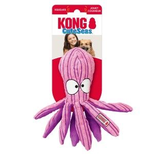 Jucarie Kong CuteSeas Caracatita S, 17 cm (Jucarii - Caini)