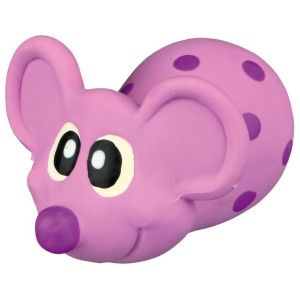 Jucarie Latex Soricel 8 cm cu Sunet 35170 - mov
