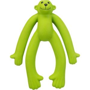 Jucarie Maimuta Latex cu Sunet 25 cm, diverse culori 35511 - verde