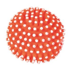 Jucarie Minge cu Tepi 7 cm Vinil cu Sunet 3411 - portocaliu