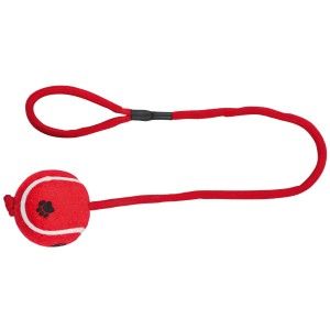 Jucarie Minge Tenis 6 cm cu Sfoara 50 cm 3479 - rosu