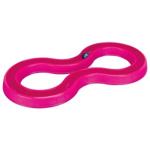Jucarie pentru pisica, circuit de soarece, plastic, 65 × 31 cm, roz 41413