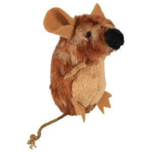 Jucarie Pisici Soricel Plush Zgomotos 8 cm 45785
