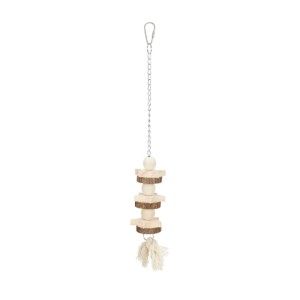 Jucarie Papagali Lemn 30 cm 5195 (Accesorii - Pasari)