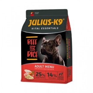 Hrana uscata premium hipoalergenica caini, Julius K9 Adult Vital Essentials, Vita & Orez, 12 kg (Hrana Uscata - Caini)