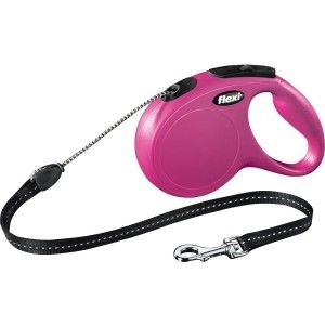 Lesa Flexi Snur Classic M 5 m /20 kg Pink 11796