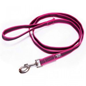 Lesa antiderapanta roz cu maner, Julius-K9, 20 mm/ 2 m
