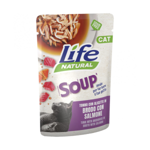 Hrana Umeda Pisici, Life Natural Adult Supa, Ton si Pestisori, 60 g (Hrana Umeda - Pisici)