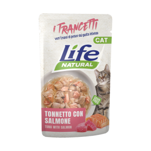 Hrana Umeda Pisici, Life Natural Adult, Ton si Somon Bucati, 55 g (Hrana Umeda - Pisici)