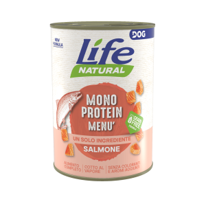 Hrana Umeda Caini, Life Dog Nutrition Monoprotein, Somon, 400 g (Hrana Umeda - Caini)