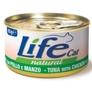 Hrana Umeda Pisici, Life Cat, Ton, Pui & Vita, 85 g (Hrana Umeda - Pisici)