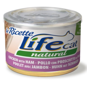 Hrana Umeda Pisici, Life Cat, Pui, Sunca & Mazare, 150 g (Hrana Umeda - Pisici)