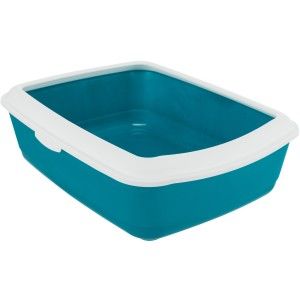 Litiera  37x15x47 cm, Verde Petrol cu Alb 40180