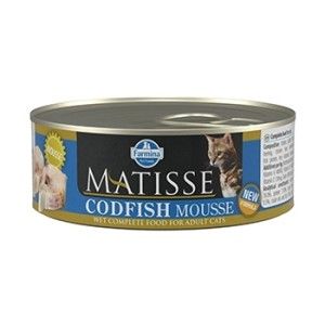 Matisse Cat Mousse Codfish Conserva, 85 g