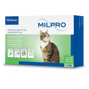 Milpro 16/40mg Cat, 4 tablete
