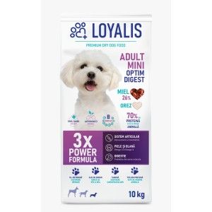 Hrana uscata premium, Loyalis, Adult, Mini, Miel, 10 kg (Hrana Uscata - Caini)