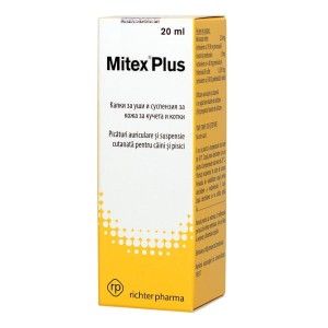 Mitex Plus, solutie otica, 20 ml (PRESCRIPTIE NECESARA)