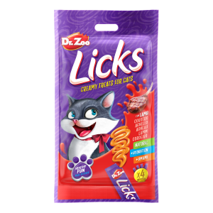 Dr Zoo Licks, recompense pisici, Miel, 4x15 g (Delicii - Pisici)