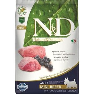 N&D Prime Dog Lamb And Blueberry Adult Mini 7 Kg