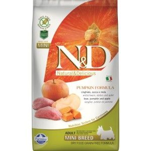 N&D Dog Gf Pumpkin Boar & Apple Adult Mini 2.5 Kg
